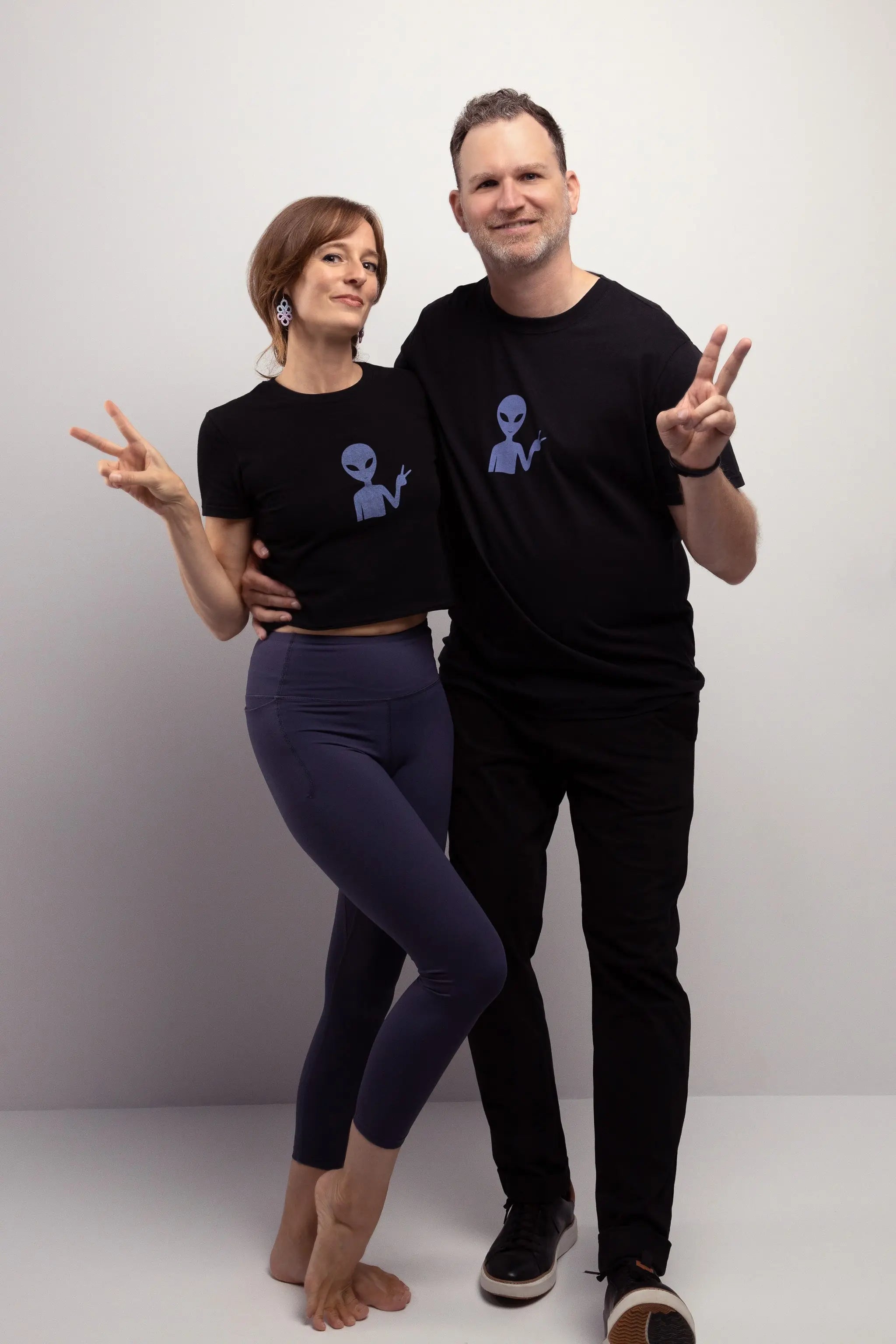 T-shirt pour homme et pour femme Extraterrestre, fait au Canada: Vêtement éco-responsable de détente, sport et yoga pour famille des étoiles et starseed humain alien