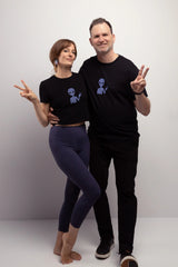 T-shirt pour homme et pour femme Extraterrestre, fait au Canada: Vêtement éco-responsable de détente, sport et yoga pour famille des étoiles et starseed humain alien