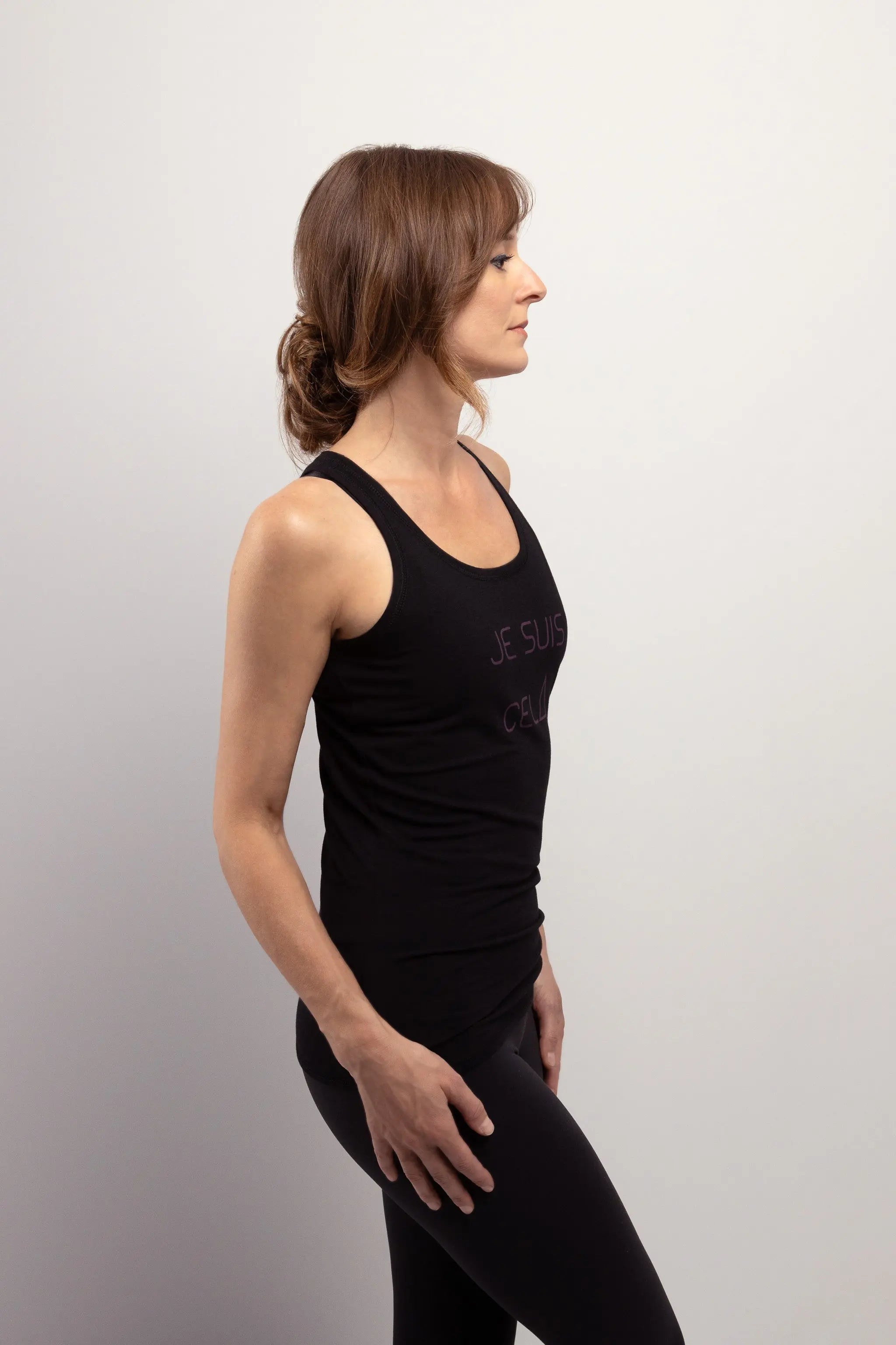 Camisole sport ultra confortable, fait au Québec, marque vêtement de yoga éco-responsable pour femme