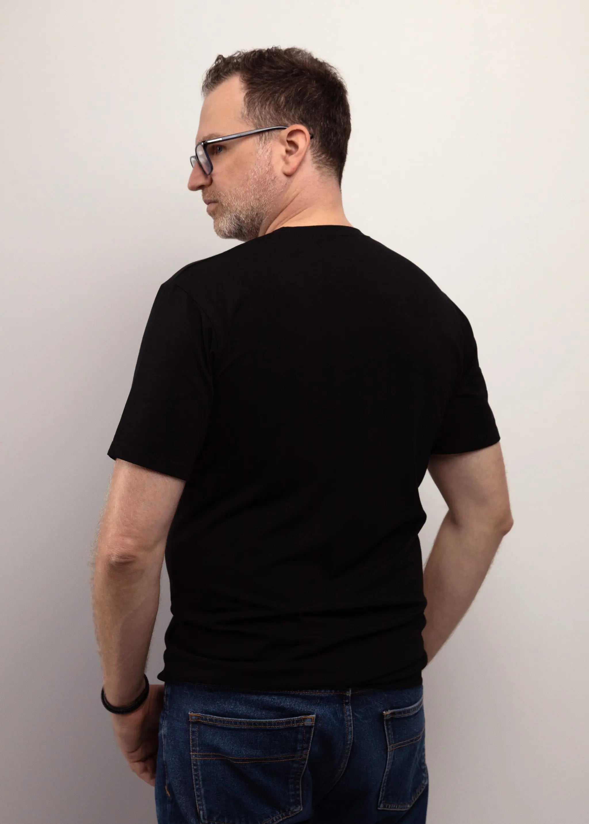 T-shirt pour homme, fait au Canada, vêtement de sport éco-responsable, de détente, méditation, yoga, coupe ajustée: drishti et mantra Focus