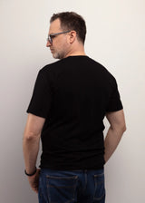 T-shirt pour homme, fait au Canada, vêtement de sport éco-responsable, de détente, méditation, yoga, coupe ajustée: drishti et mantra Focus