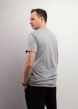 T-shirt pour homme, éco-responsable fait au Québec, 100% coton biologique: vêtement de détente et de yoga