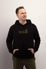 Hoodie éco-responsable et fait au Canada: Vêtement pour homme de détente, méditation et yoga avec Logo Kunda pour l'éveil de la kundalini