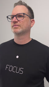 Chandail éco-responsable pour homme, fait au Canada, vêtement de sport, yoga et détente, mantra Focus