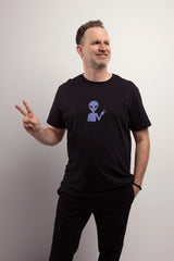 T-shirt pour homme Extraterrestre, éco-responsable et fait au Québec: Vêtement de détente, sport et yoga pour famille des étoiles et starseed humain alien
