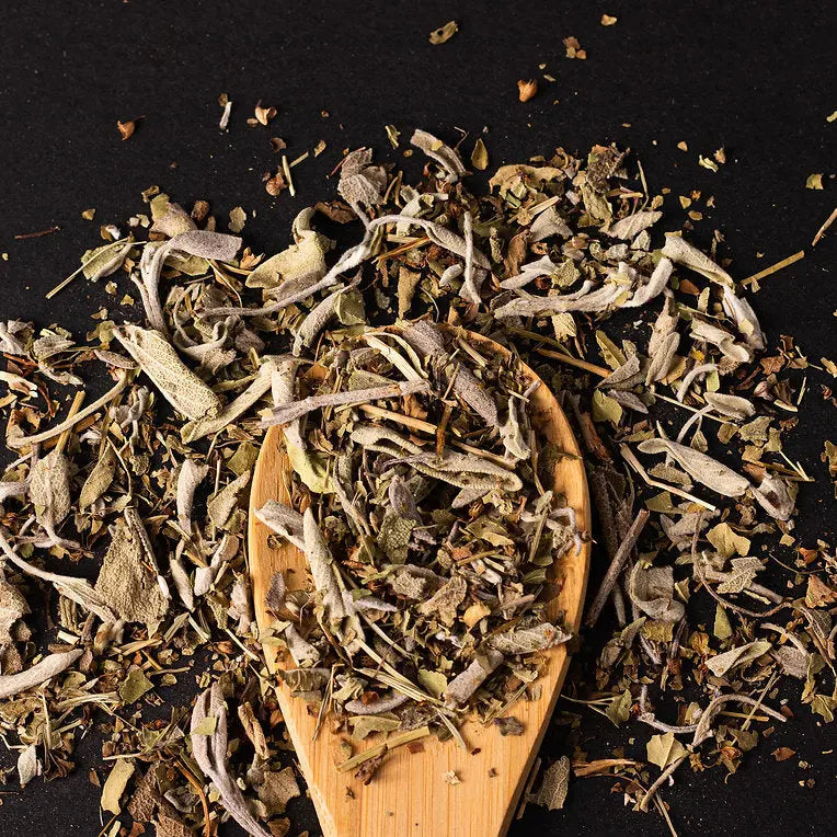 Tisane en vrac 8lunes Divine : sauge, basilic sacré