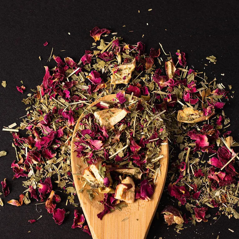 Tisane en vrac 8lunes Rayonnante : rose pomme