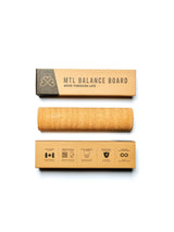 Accessoire rouleau en liège avec emballage recyclable de MTL Balance Board