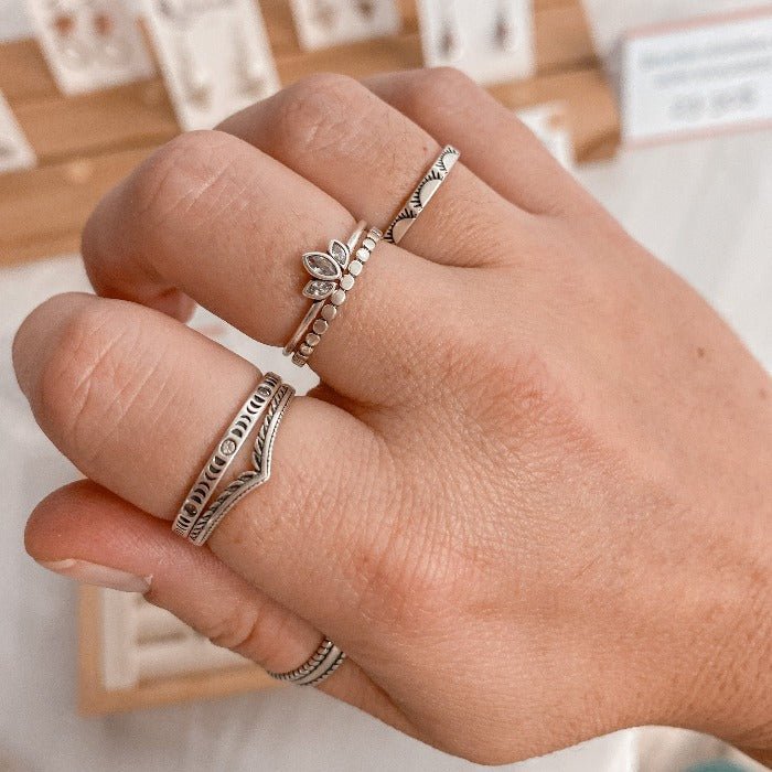 Bague en argent EDEN