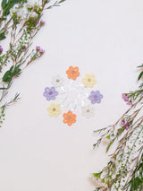 FLORAL Boucles d'oreilles boho chic colorées