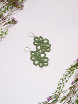 KOLAM Boucles d'oreilles boho chic colorées