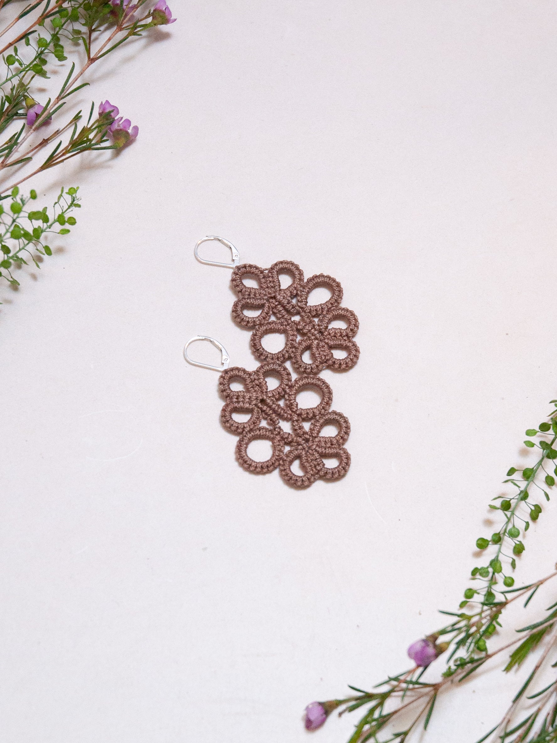 KOLAM Boucles d'oreilles boho chic colorées