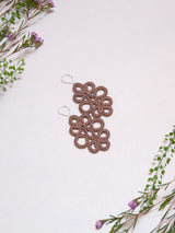 KOLAM Boucles d'oreilles boho chic colorées