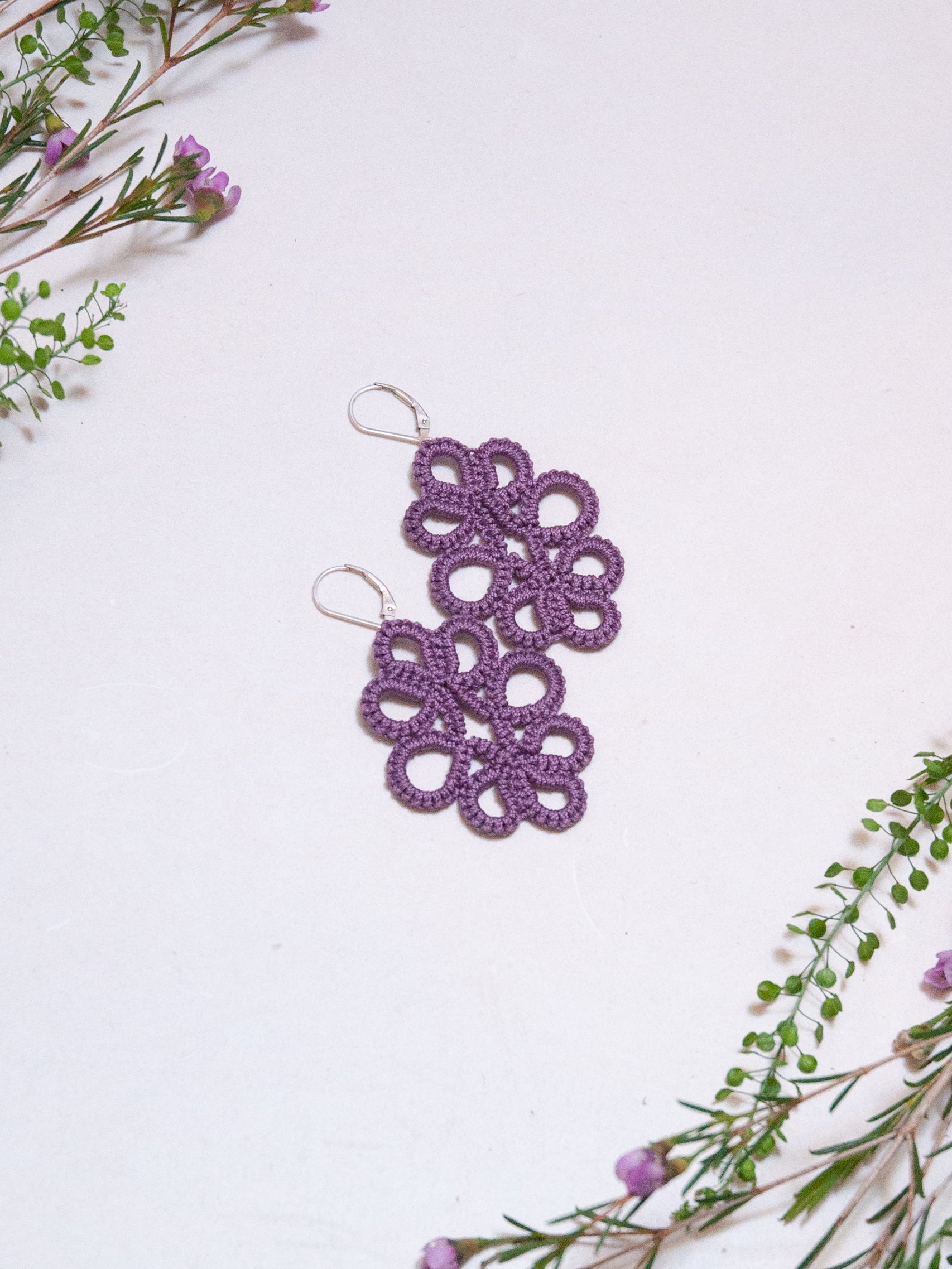 KOLAM Boucles d'oreilles boho chic colorées