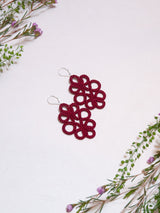 KOLAM Boucles d'oreilles boho chic colorées