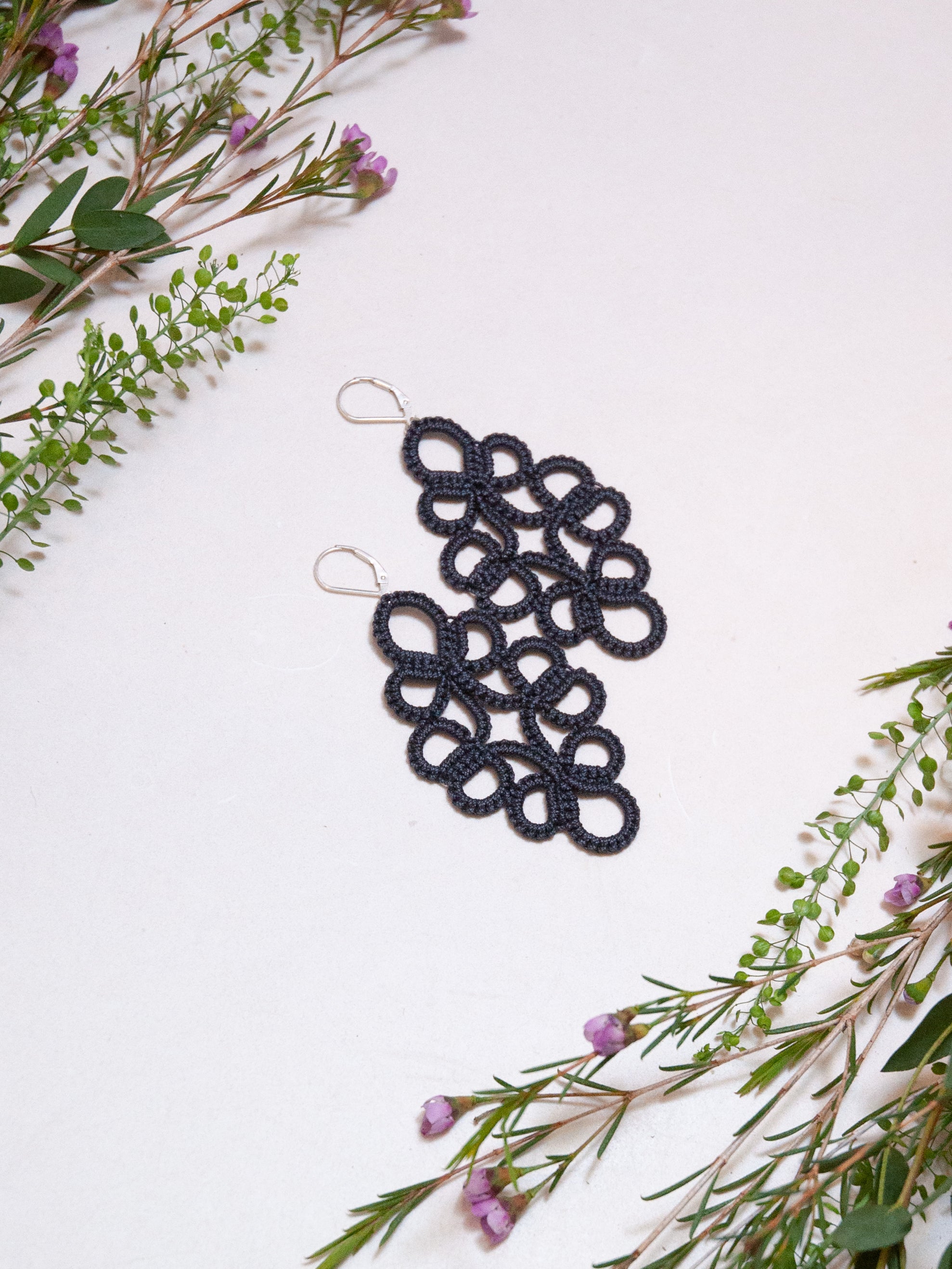 ATHENA Boucles d'oreilles boho chic colorées