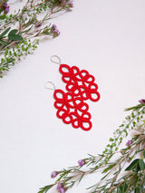 ATHENA Boucles d'oreilles boho chic colorées