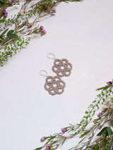 FLEUR DE VIE Boucles d'oreilles boho chic colorées