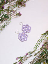 FLEUR DE VIE Boucles d'oreilles boho chic colorées