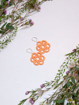 FLEUR DE VIE Boucles d'oreilles boho chic colorées