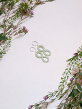 INFINI Boucles d'oreilles boho chic colorées
