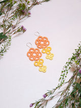 LUNA Boucles d'oreilles boho chic colorées