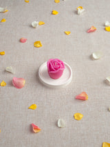PETITE ROSE Bougie naturelle en cire d'abeille moulée