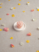 PETITE ROSE Bougie naturelle en cire d'abeille moulée