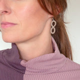 INFINI Boucles d'oreilles boho chic colorées Maison Kunda