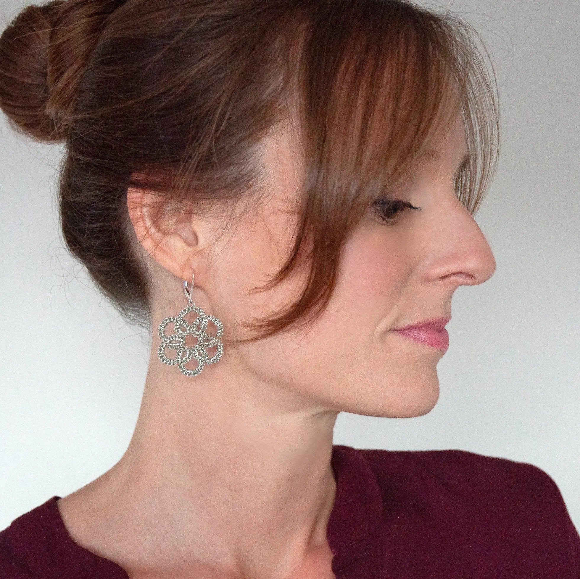 FLEUR DE VIE Boucles d'oreilles boho chic colorées Maison Kunda