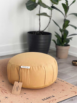 Coussin de méditation Zafu | Ambre doré