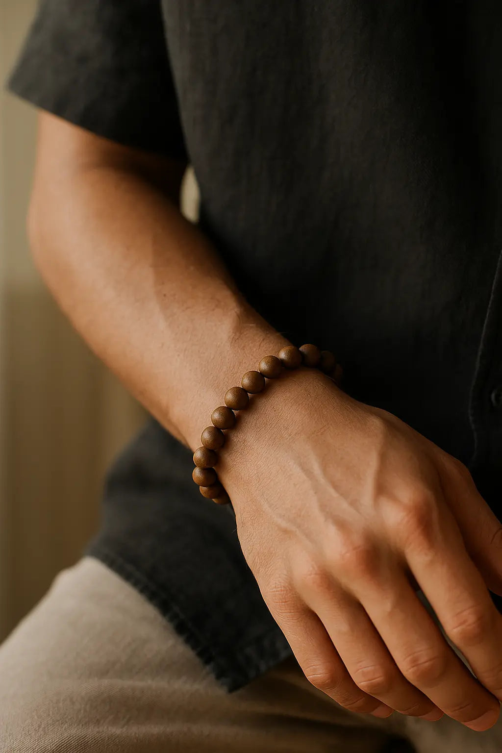 BRACELET BOIS DE SANTAL Maison Kunda