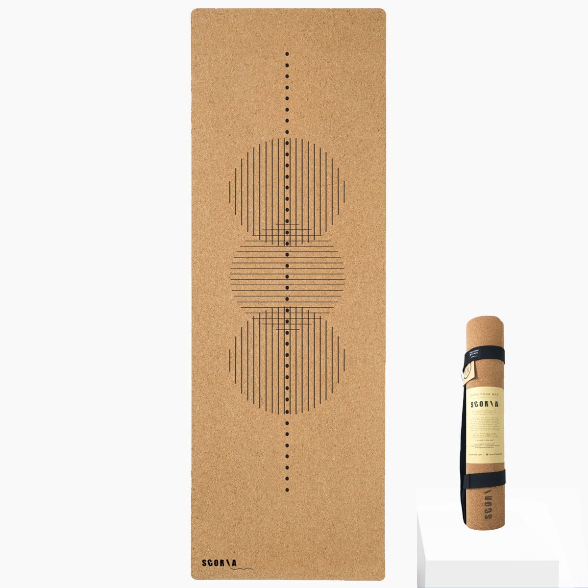 Tapis de yoga en liège Revolve