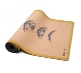 Tapis de yoga en liège Phases de lune