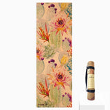 Tapis de yoga en liège Botanicals de Scoria Canada, vue de dessus