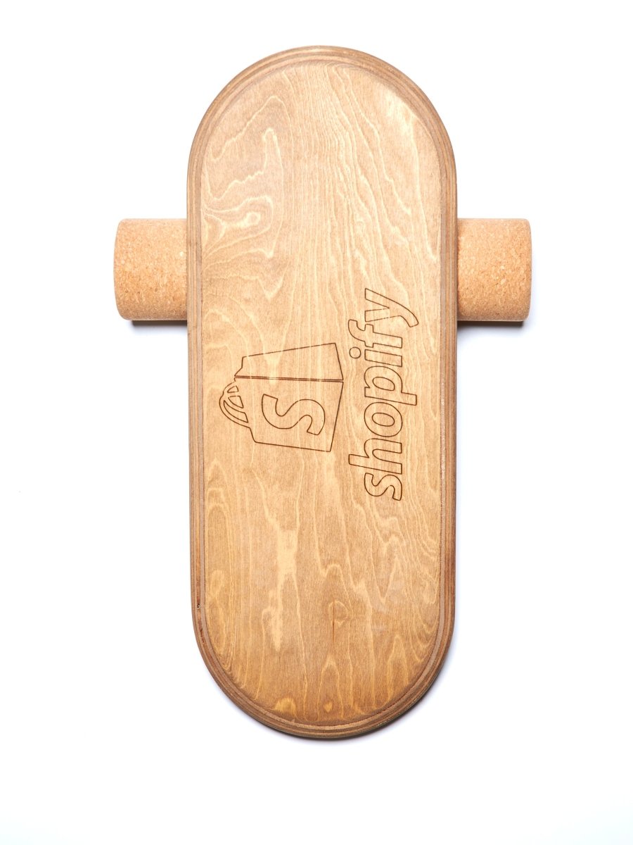 Planche CLASSIQUE Standard MTL Balance Board avec gravure laser personnalisée, fabrication artisanale québécoise