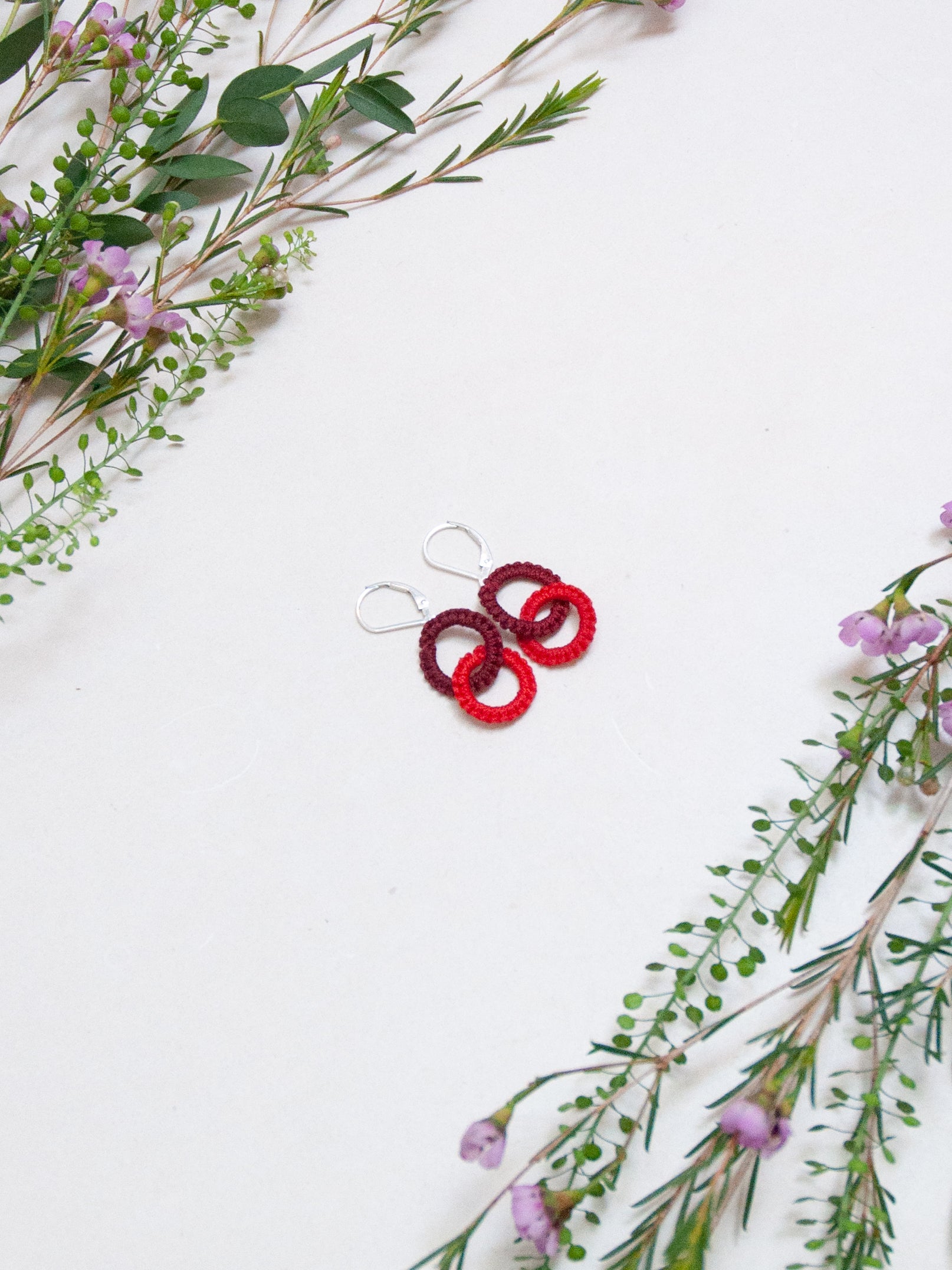 UNION Boucles d'oreilles boho chic colorées