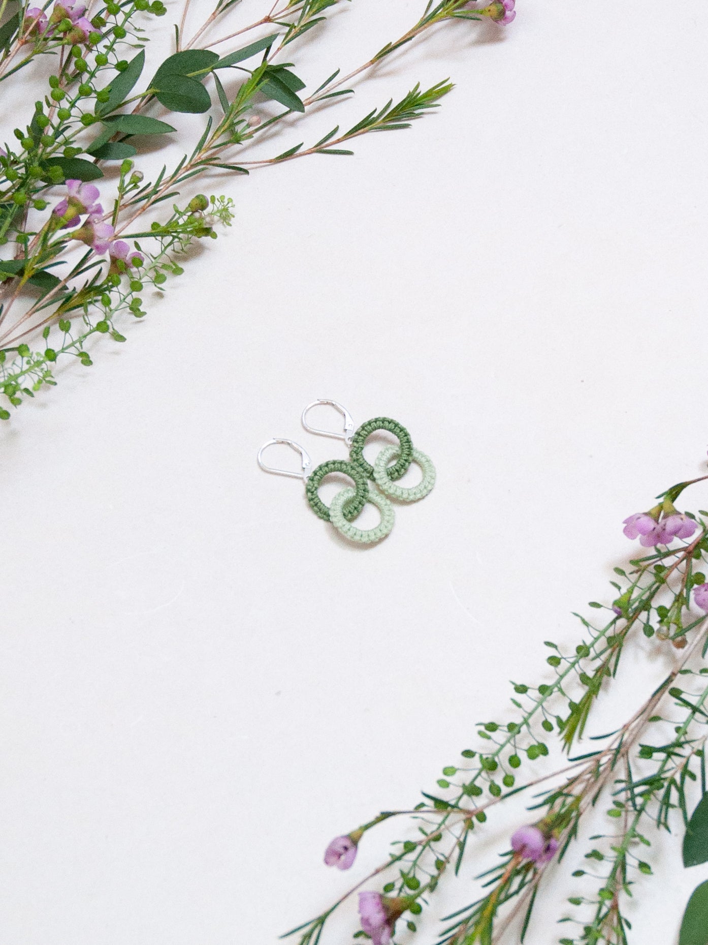 UNION Boucles d'oreilles boho chic colorées
