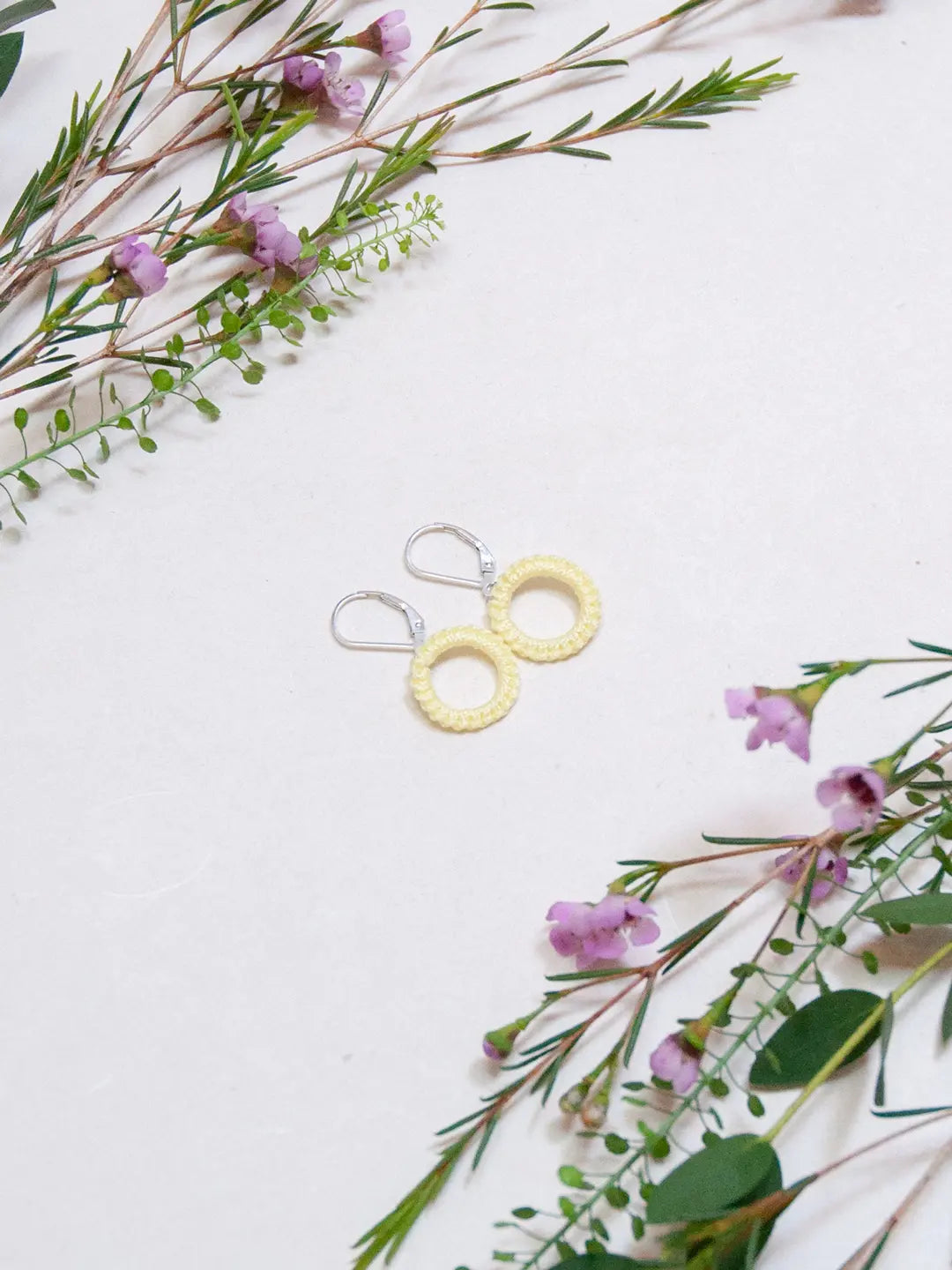 CELLULE Boucles d'oreilles boho chic colorées Maison Kunda