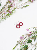 CELLULE Boucles d'oreilles boho chic colorées Maison Kunda