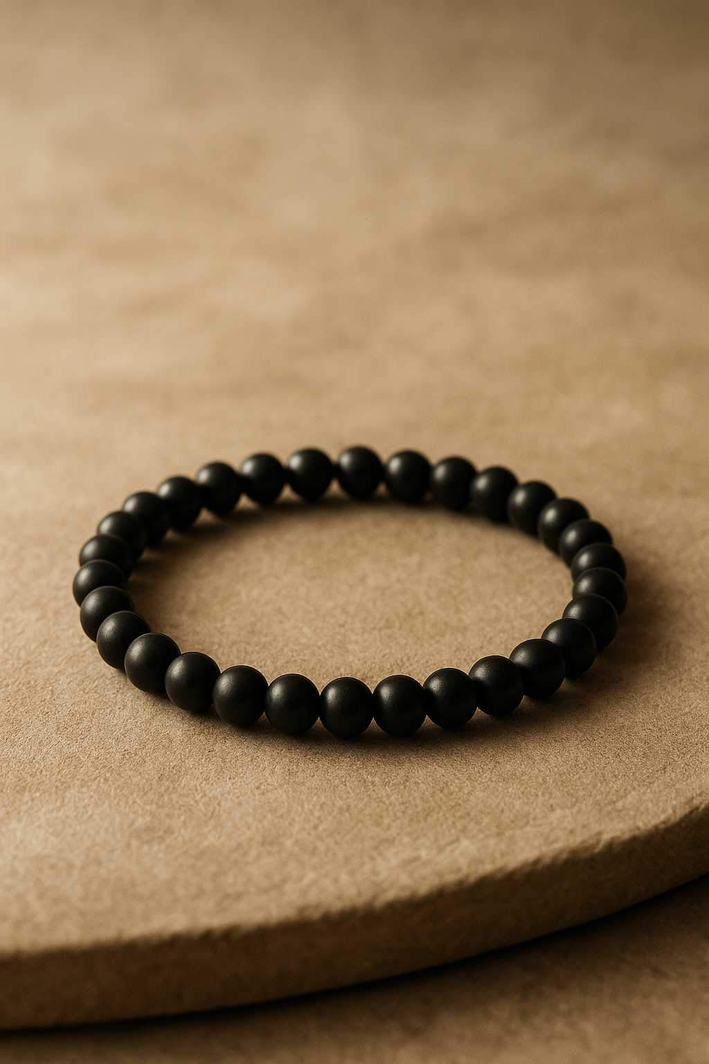 Bracelet pour homme en pierres shungite 6mm, photo produit