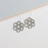 FLEUR DE VIE Boucles d'oreilles boho chic colorées