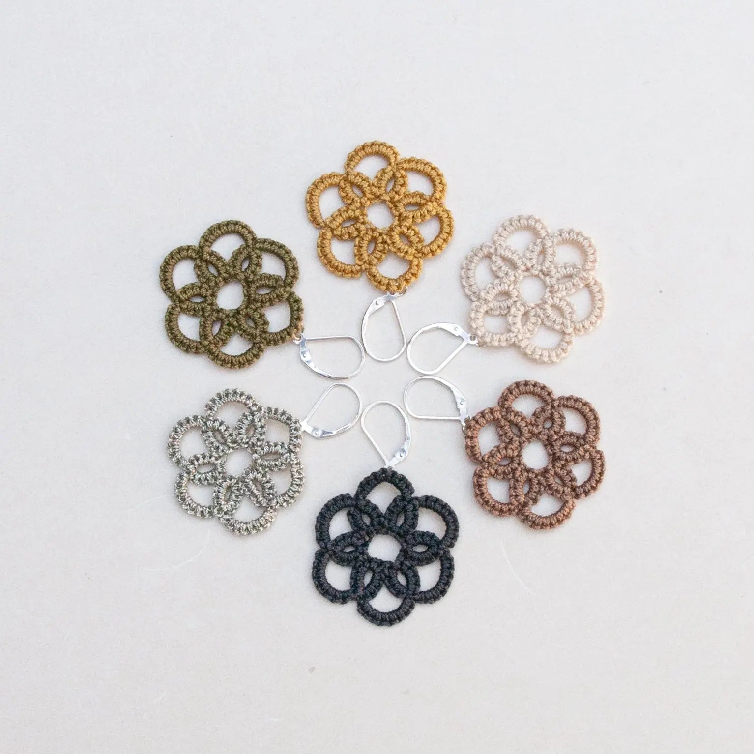 FLEUR DE VIE Boucles d'oreilles boho chic colorées Maison Kunda
