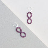INFINI Boucles d'oreilles boho chic colorées Maison Kunda