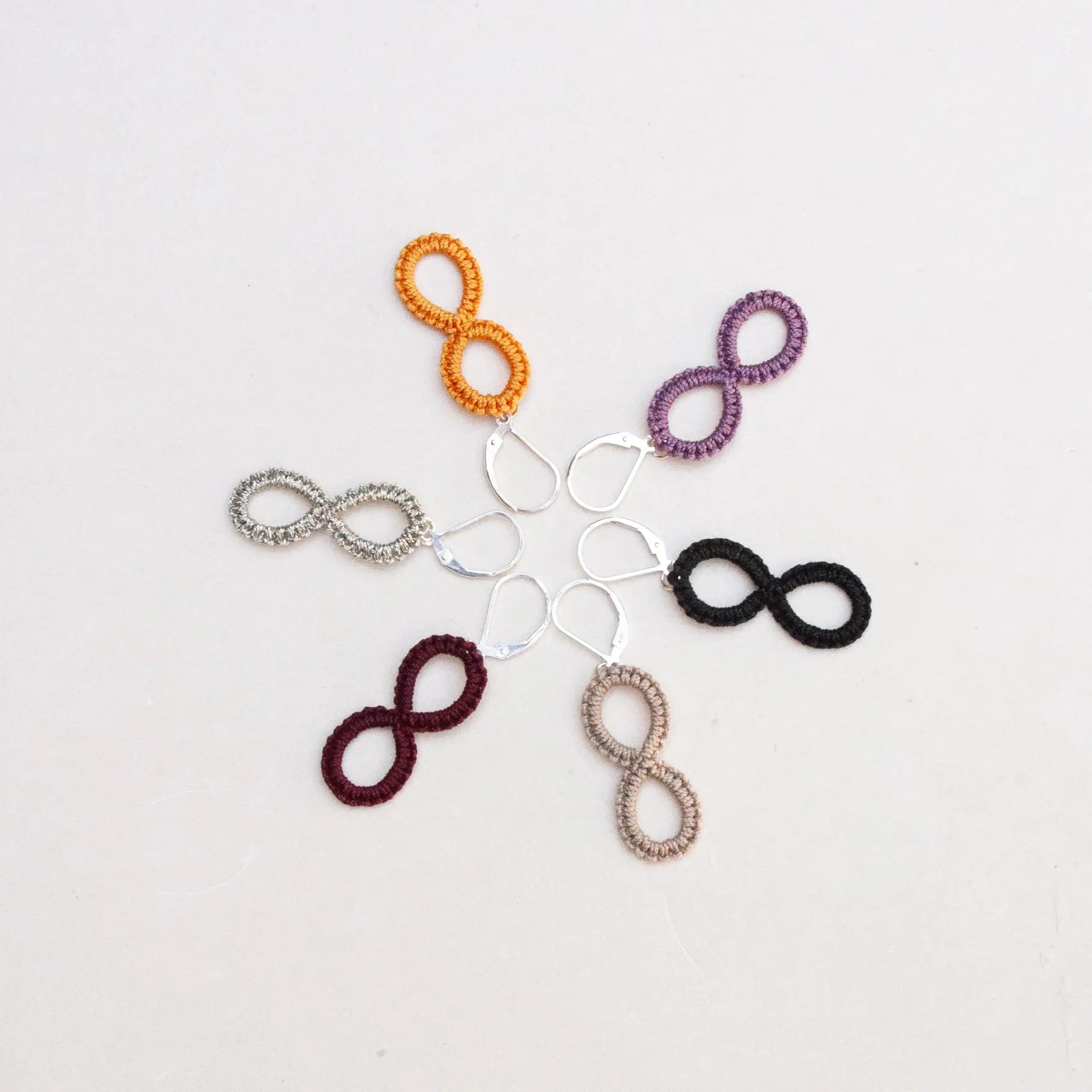 INFINI Boucles d'oreilles boho chic colorées Maison Kunda