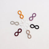 INFINI Boucles d'oreilles boho chic colorées Maison Kunda