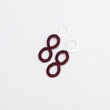 INFINI Boucles d'oreilles boho chic colorées Maison Kunda