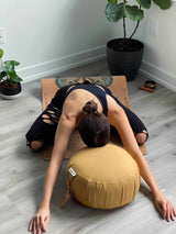 Coussin de méditation Zafu | Ambre doré