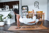Tapis de yoga en liège Phases de lune Scoria Canada, sangle coton incluse, livraison gratuite au Canada